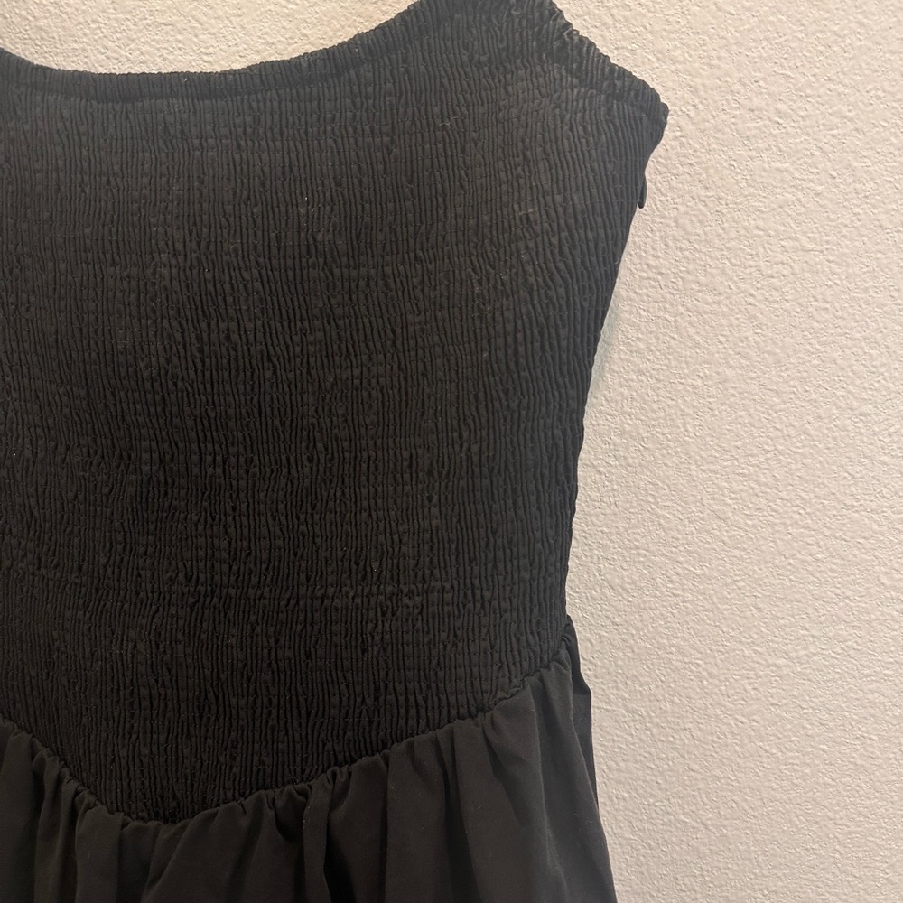 DISSH Black Drop Waist Midi Dress - Picture 4 of 6